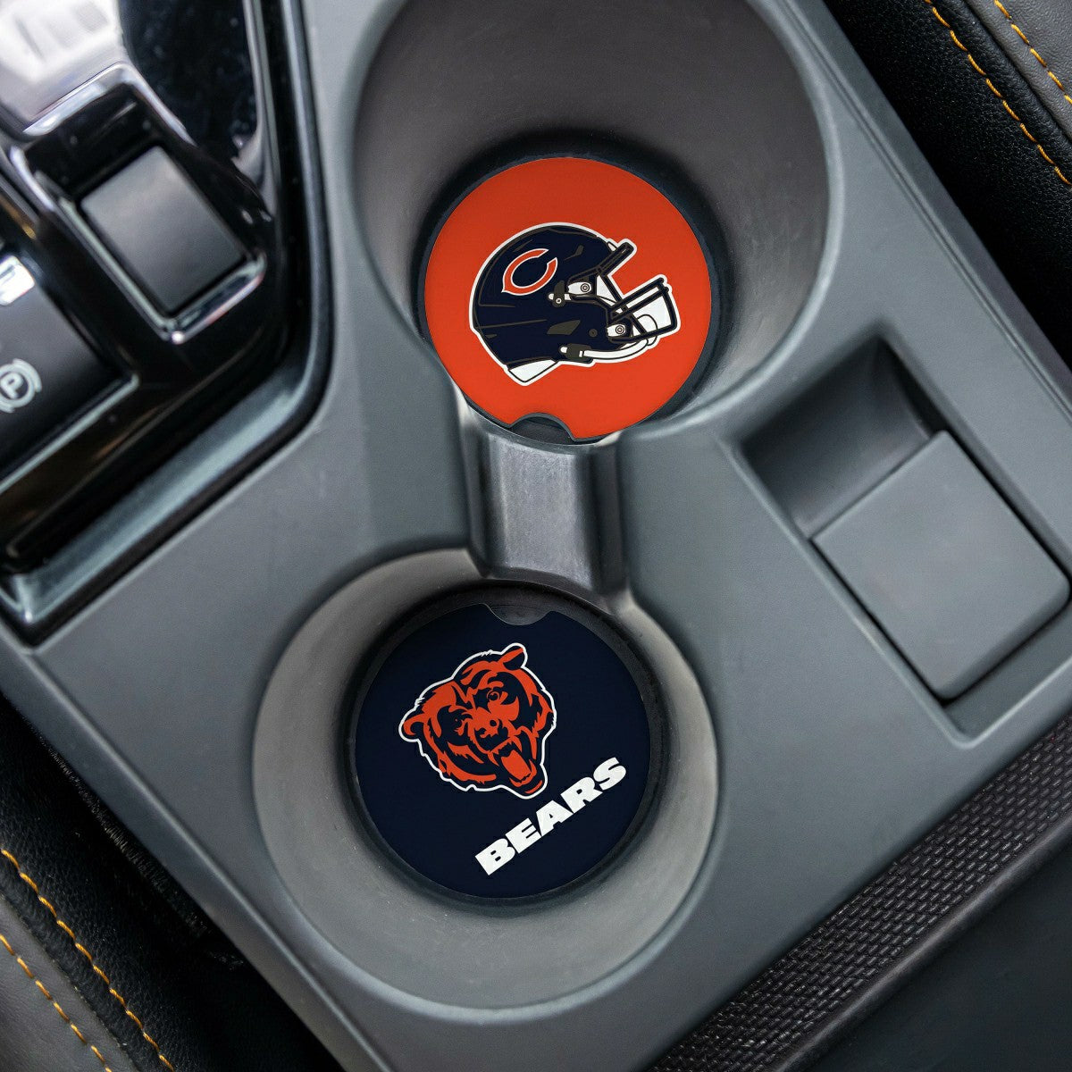 Chicago Bears Car Coaster Set, 2pc - NFL