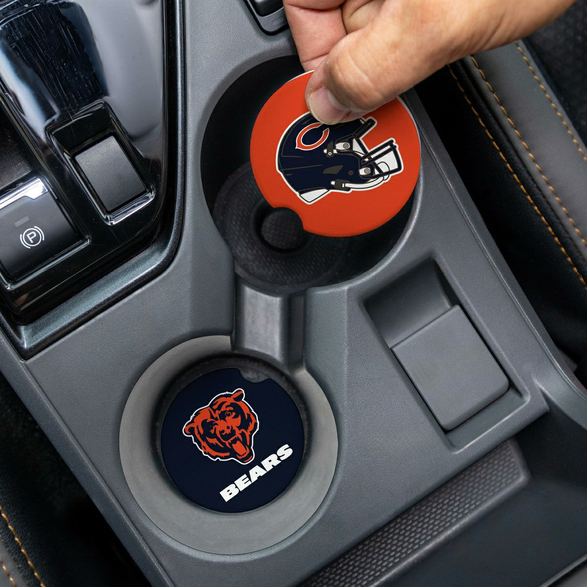 Chicago Bears Car Coaster Set, 2pc - NFL