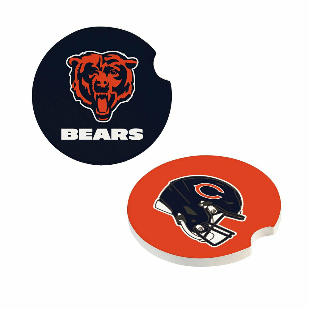 Chicago Bears Car Coaster Set, 2pc - NFL