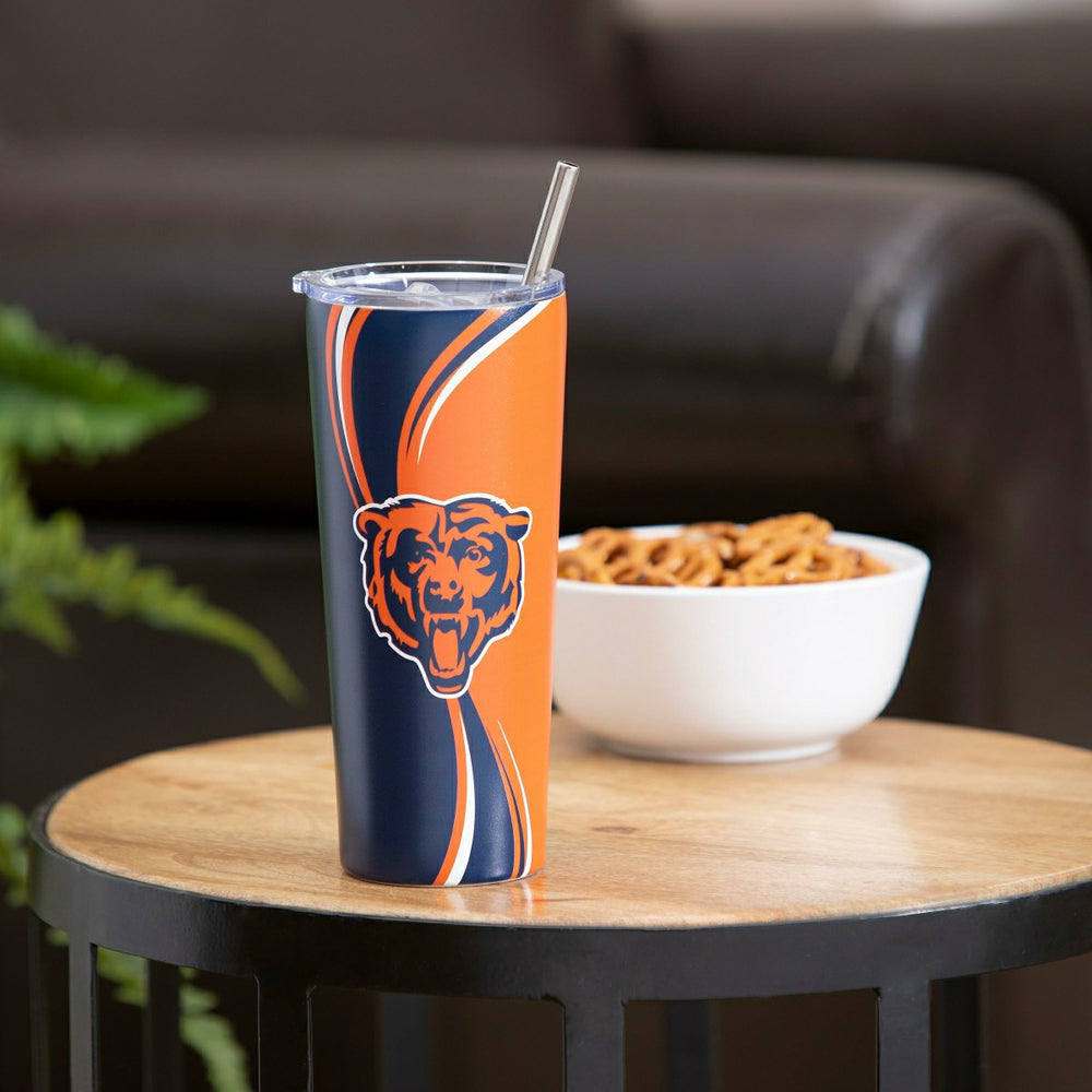 Stainless Steel Tumbler, 20oz, Chicago Bears - NFL Home