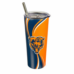 Stainless Steel Tumbler, 20oz, Chicago Bears - NFL Home