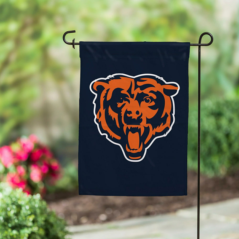 Chicago Bears Applique Garden Flag - NFL Home