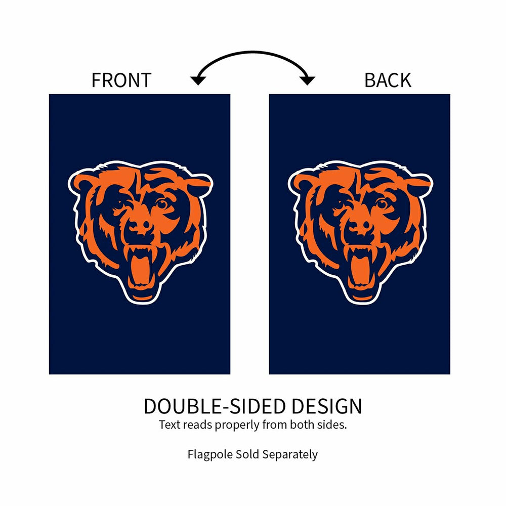 Chicago Bears Applique House Flag - NFL Home