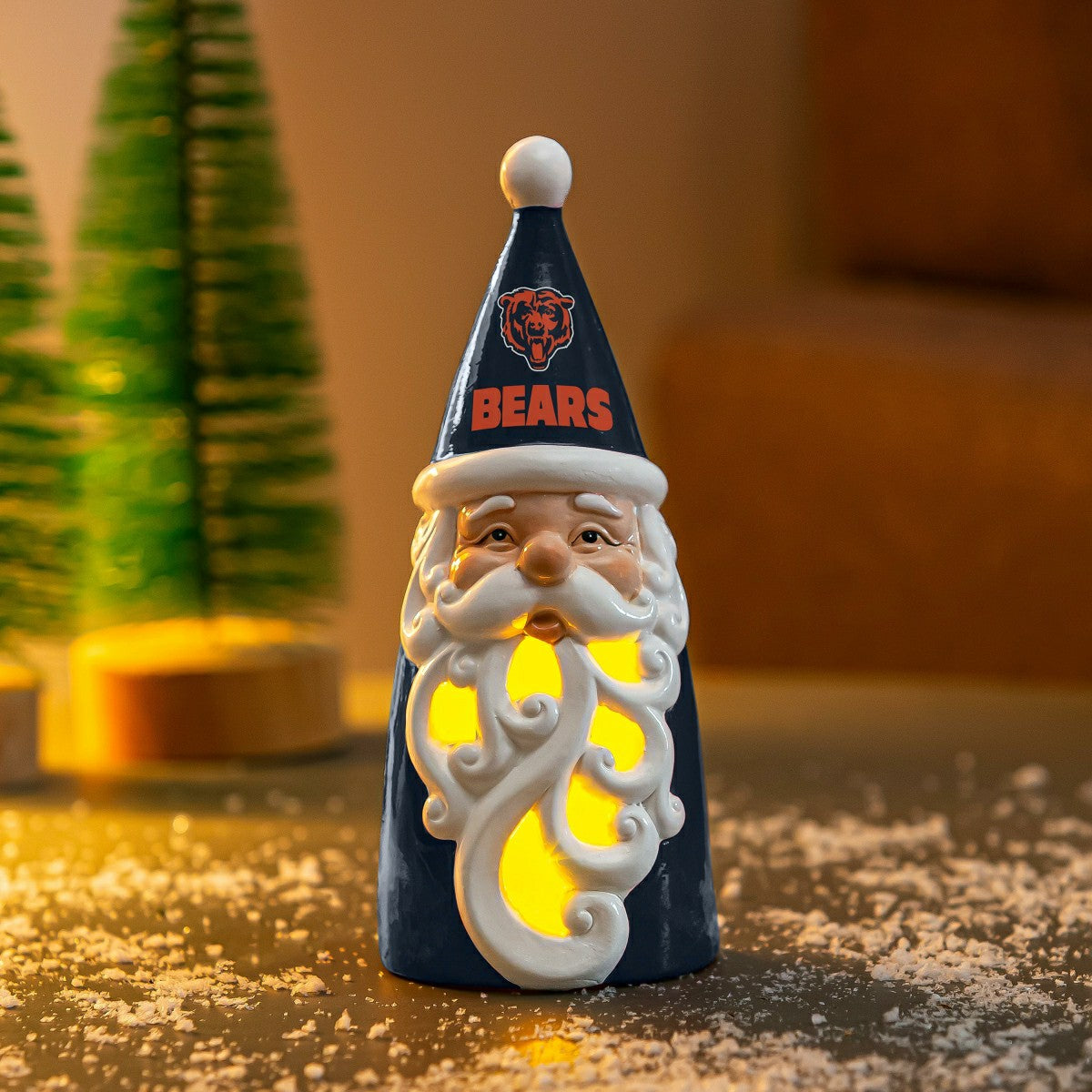 Chicago Bears Santa LED Statuary, 8" - NFL Home
