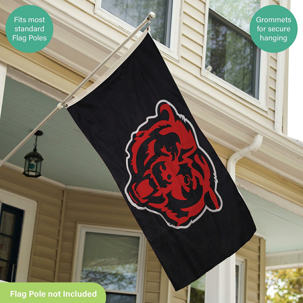 Chicago Bears Single Sided Estate Flag with 2 Grommets 3'x5' - NFL Home