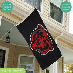 Chicago Bears Single Sided Estate Flag with 2 Grommets 3'x5' - NFL Home