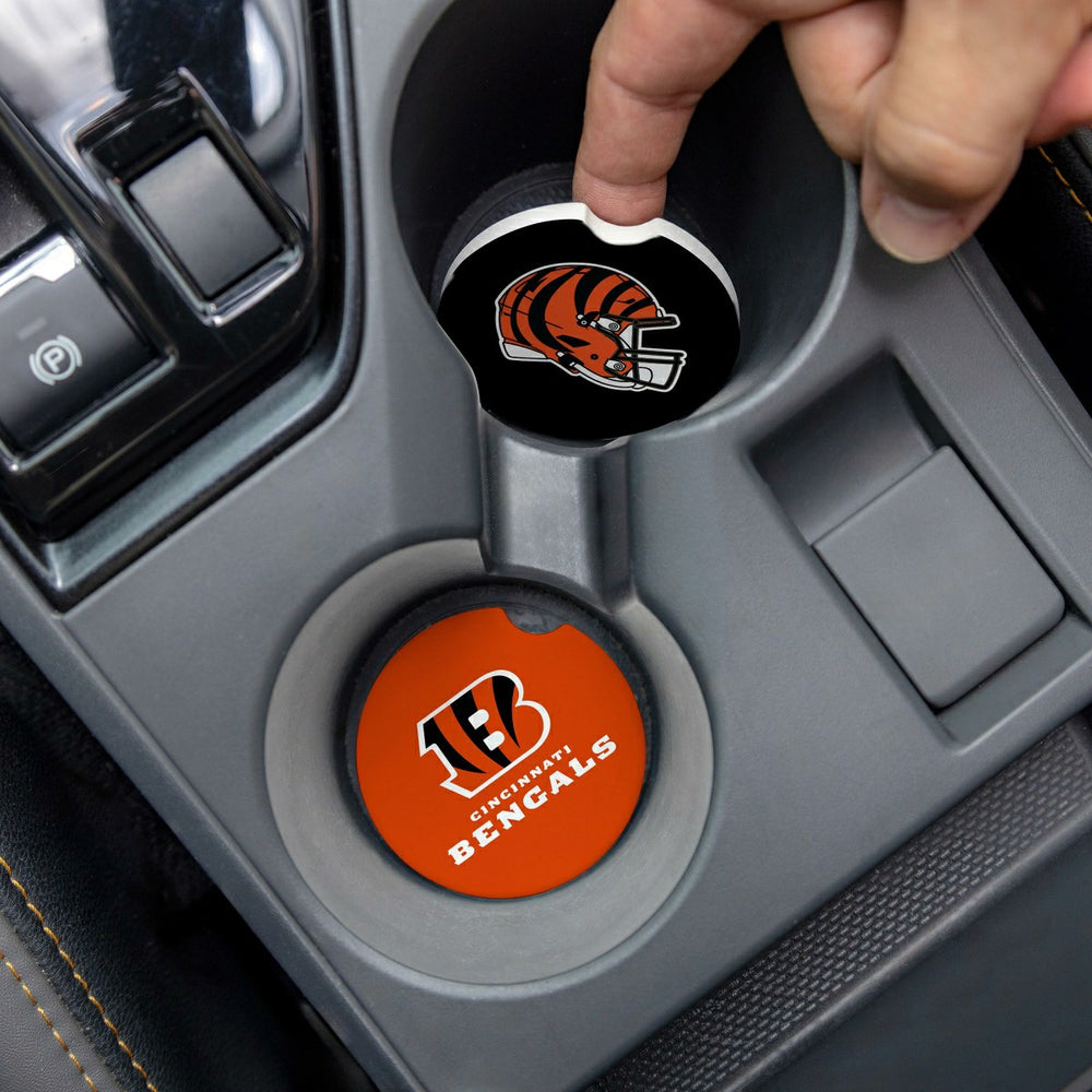 Cincinnati Bengals Car Coaster Set, 2pc - NFL