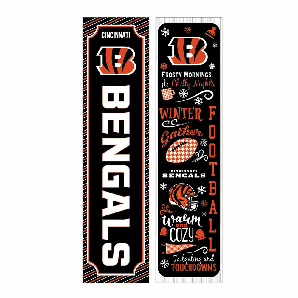 Cincinnati Bengals 46" Double Sided Leaner, Winter Seasonal - NFL Home