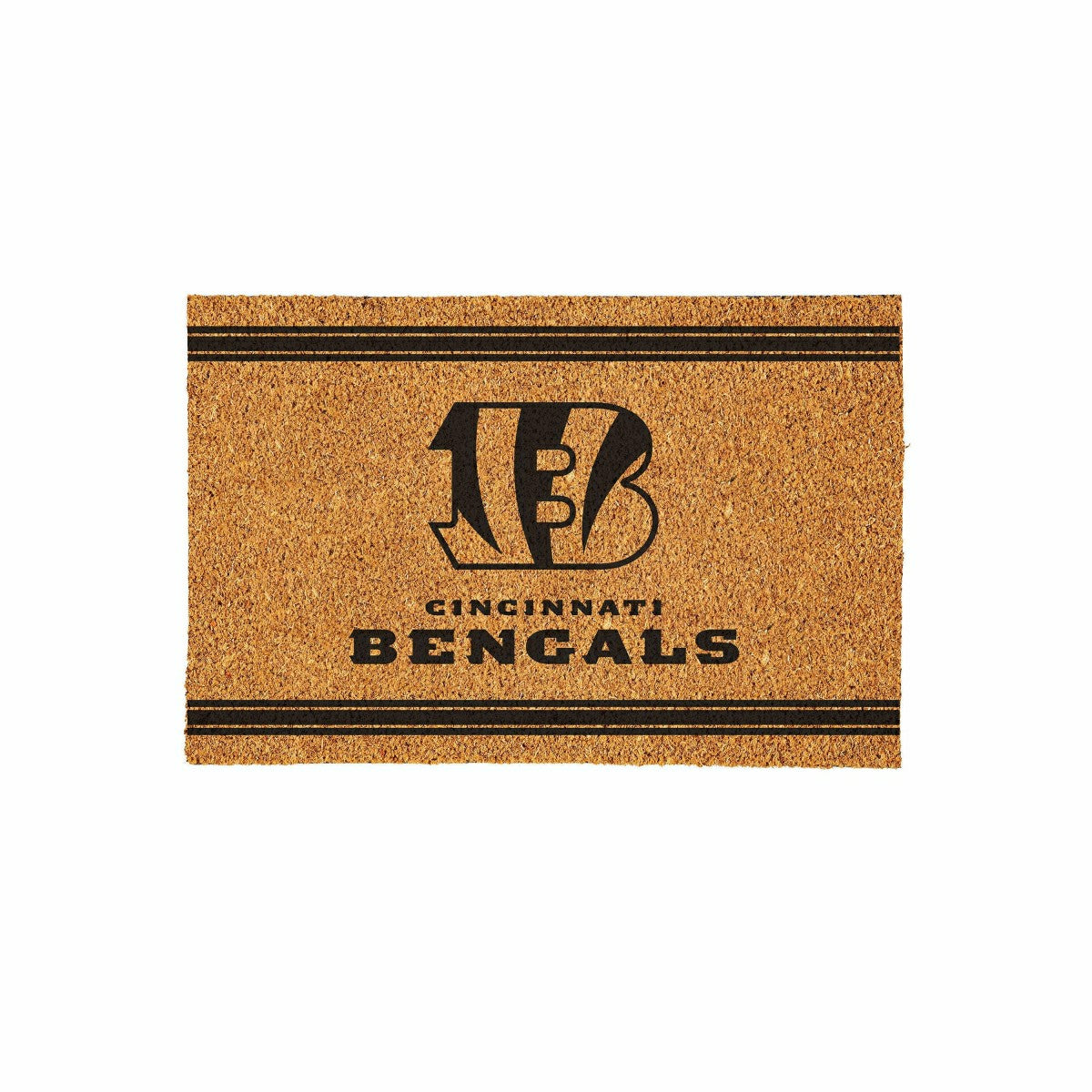 Cincinnati Bengals Large One Color Coir Mat, 36"x24" - NFL