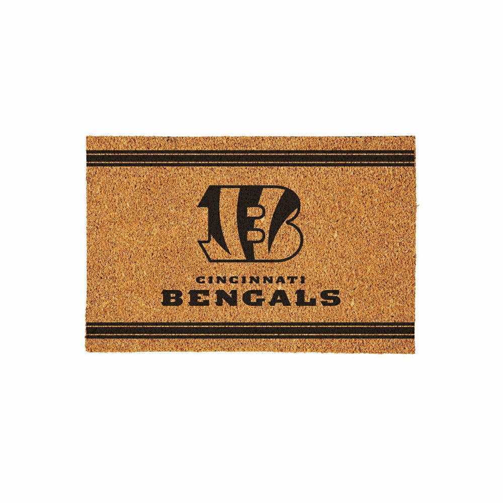 Cincinnati Bengals Large One Color Coir Mat, 36"x24" - NFL