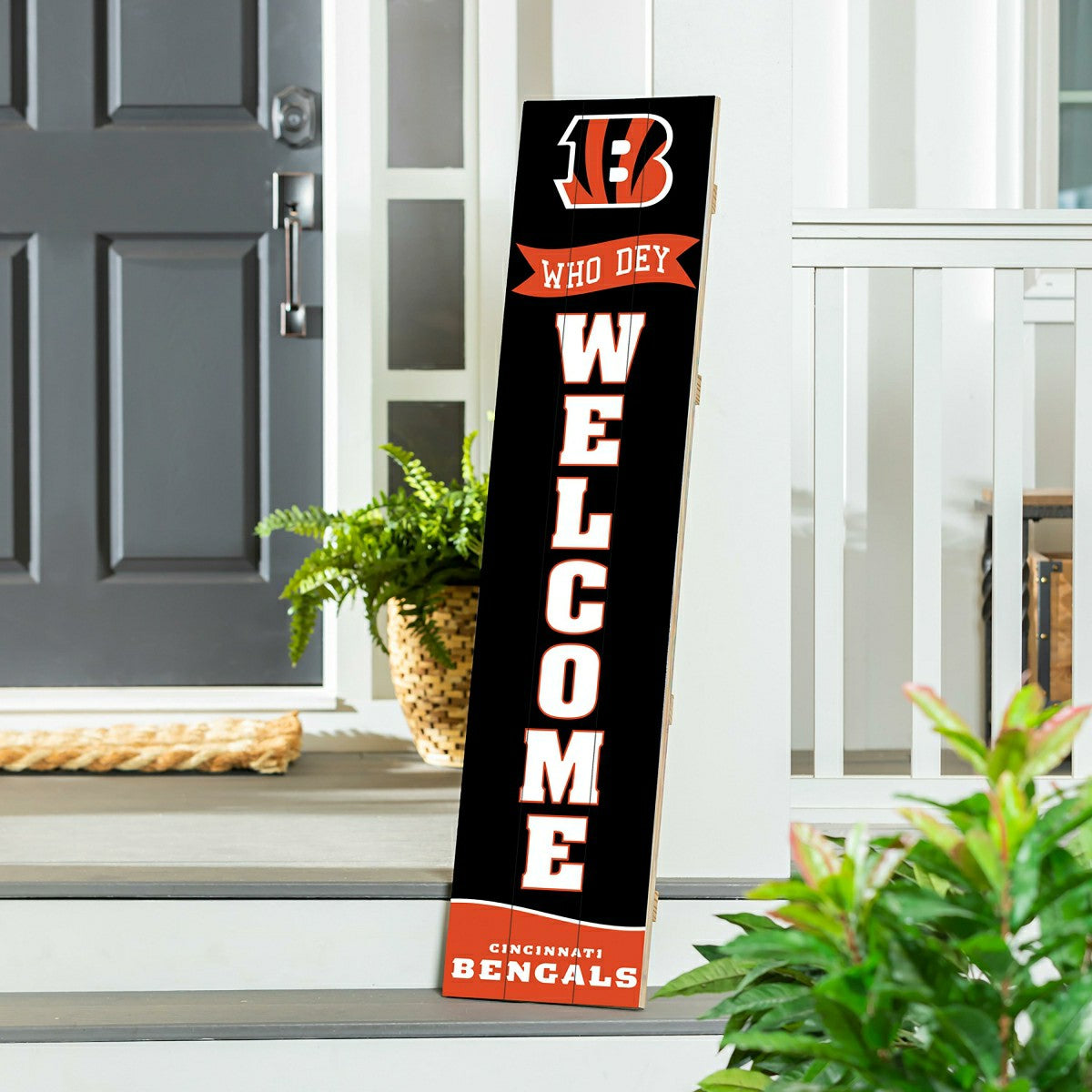 Cincinnati Bengals Large Single Sided Leaner, 46" - NFL Home