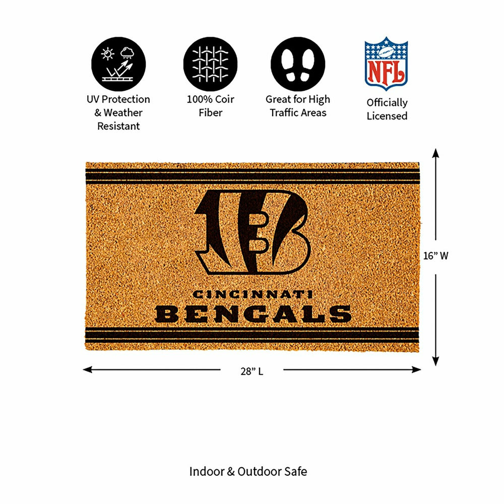 Cincinnati Bengals, Coir Mat 1C - NFL