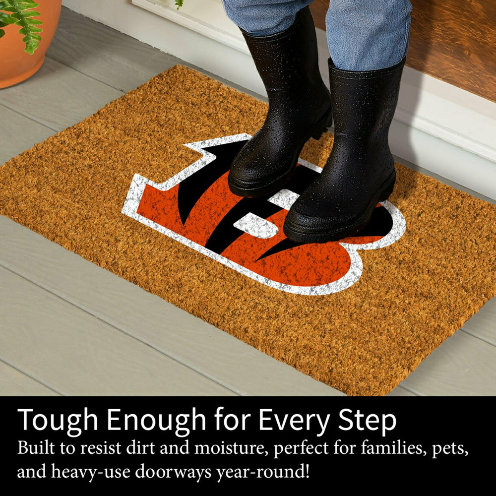 Coir Mat, 16"x28", Cincinnati Bengals - NFL