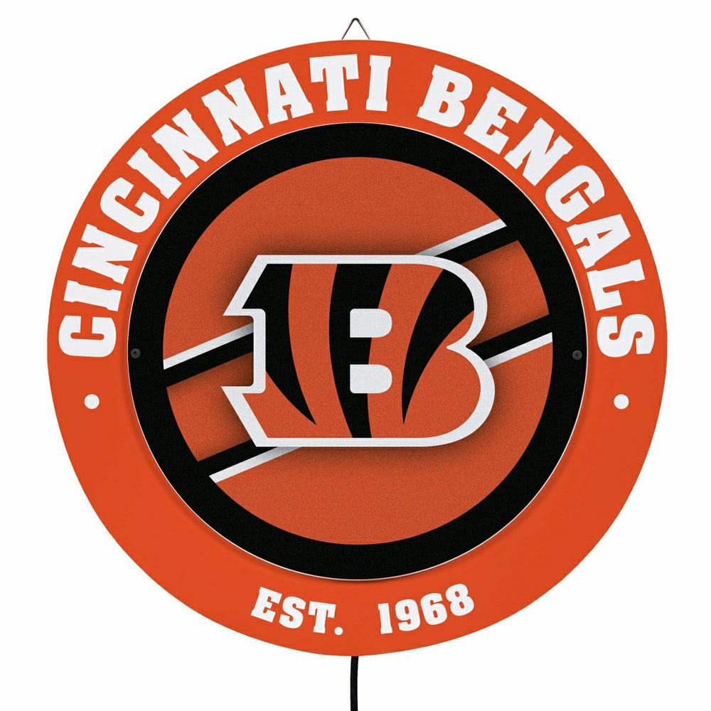 Cincinnati Bengals, Metal Lite, Round - NFL