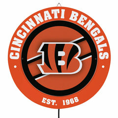 Cincinnati Bengals, Metal Lite, Round - NFL