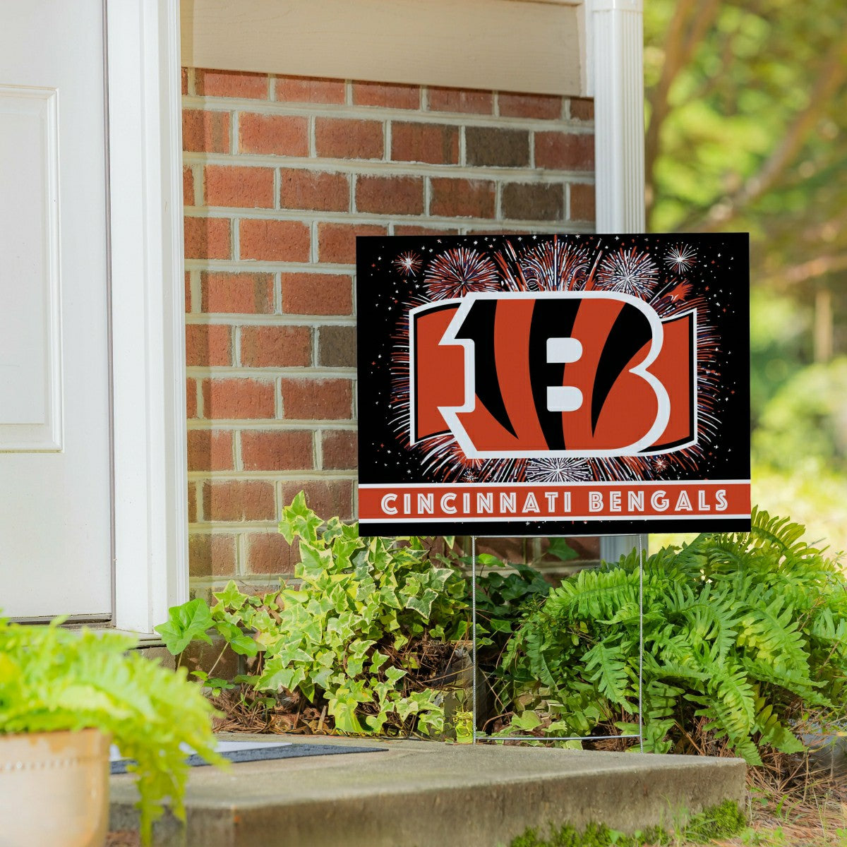 Cincinnati Bengals Yard Sign, Patriotic - NFL Home