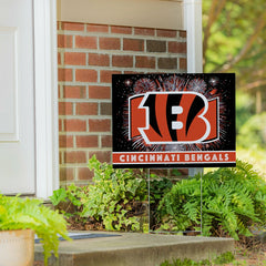 Cincinnati Bengals Yard Sign, Patriotic - NFL Home