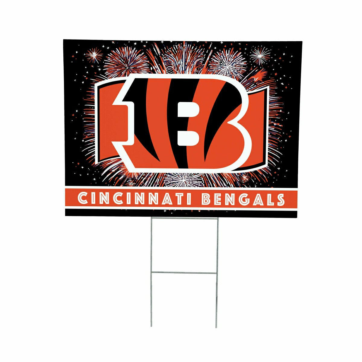 Cincinnati Bengals Yard Sign, Patriotic - NFL Home