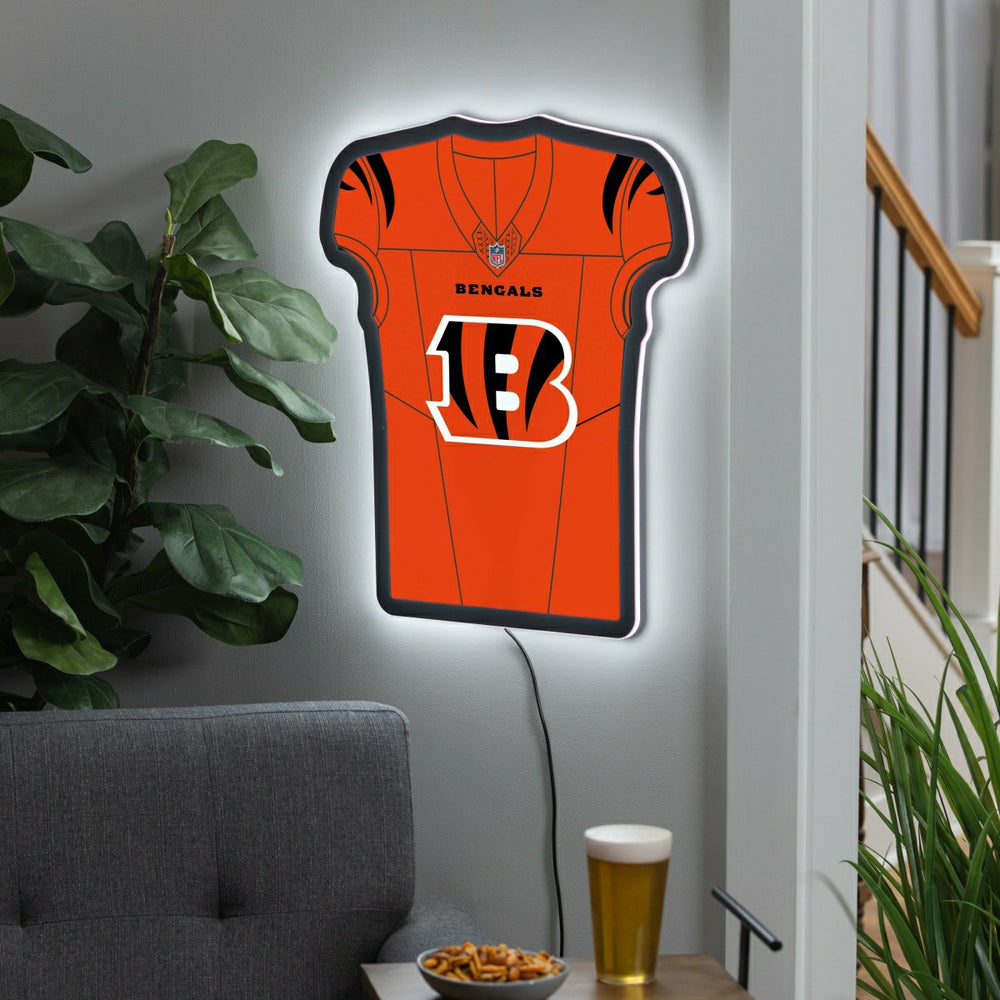Cincinnati Bengals NFL Football Jersey Edgelite LED Decor - NFL