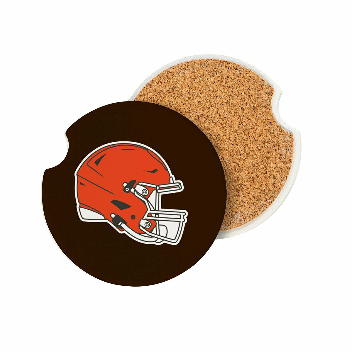 Cleveland Browns Car Coaster Set, 2pc - NFL