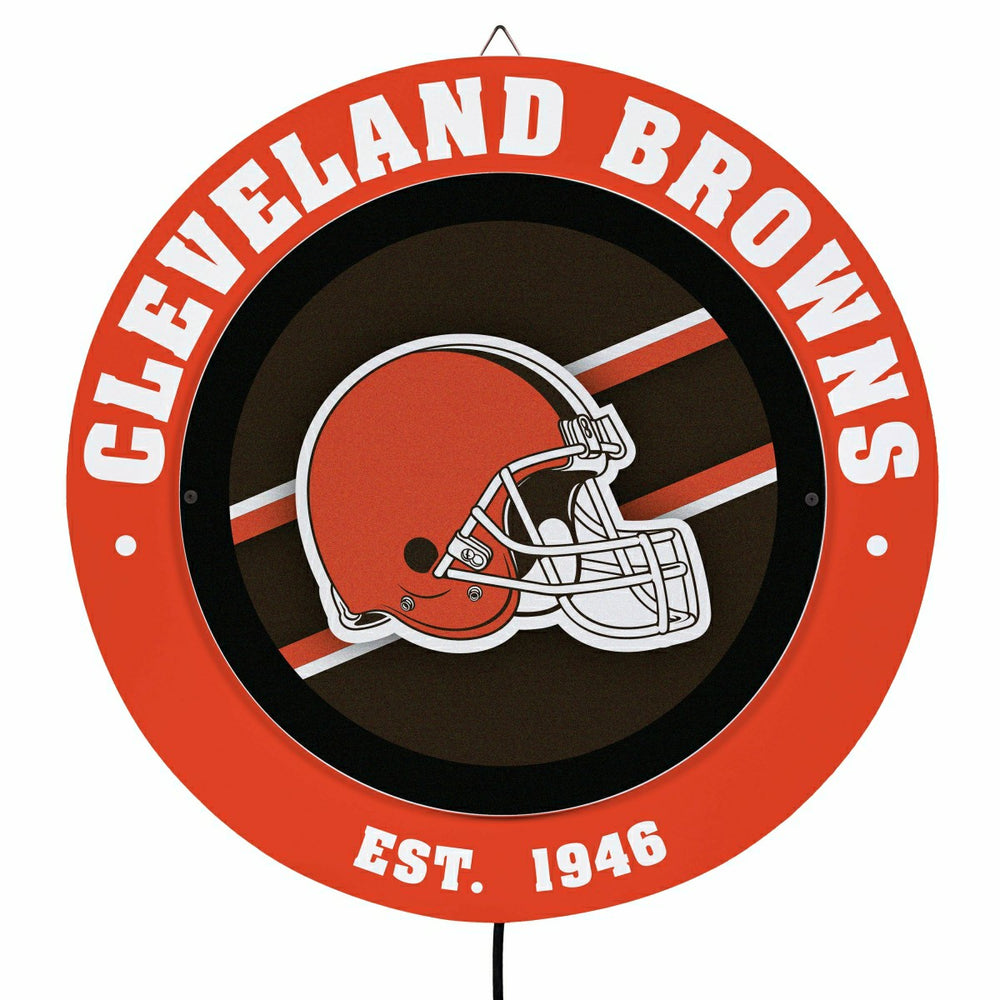 Cleveland Browns, Metal Lite, Round - NFL