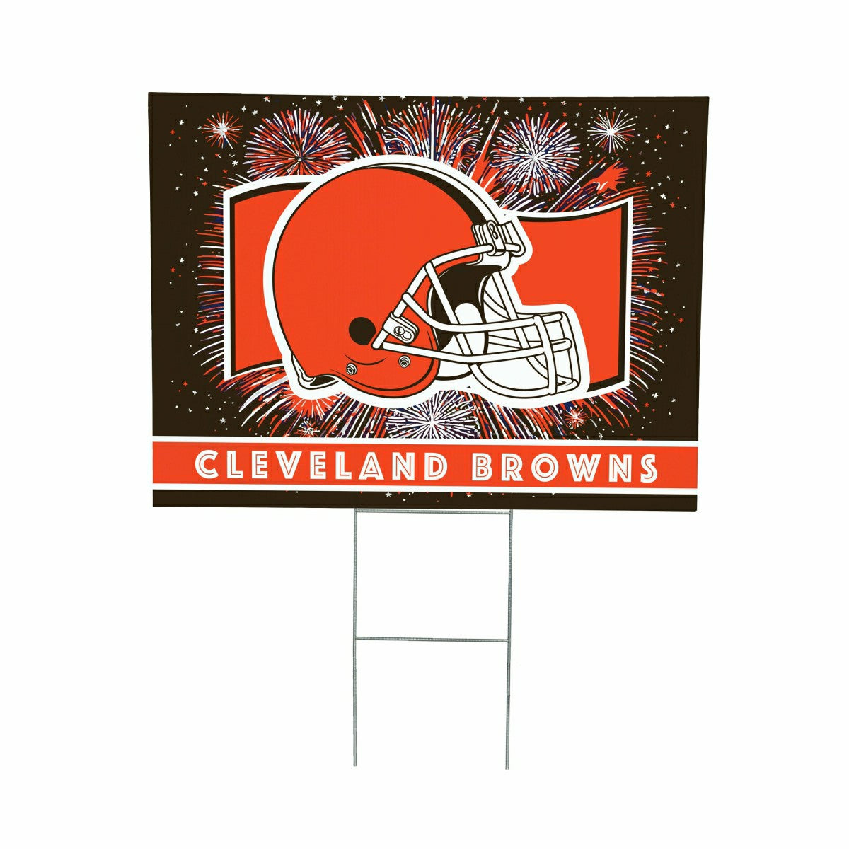 Cleveland Browns Yard Sign, Patriotic - NFL Home