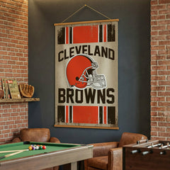 Cleveland Browns, Canvas Wall Tapestry, Large, 54x36 - NFL Home