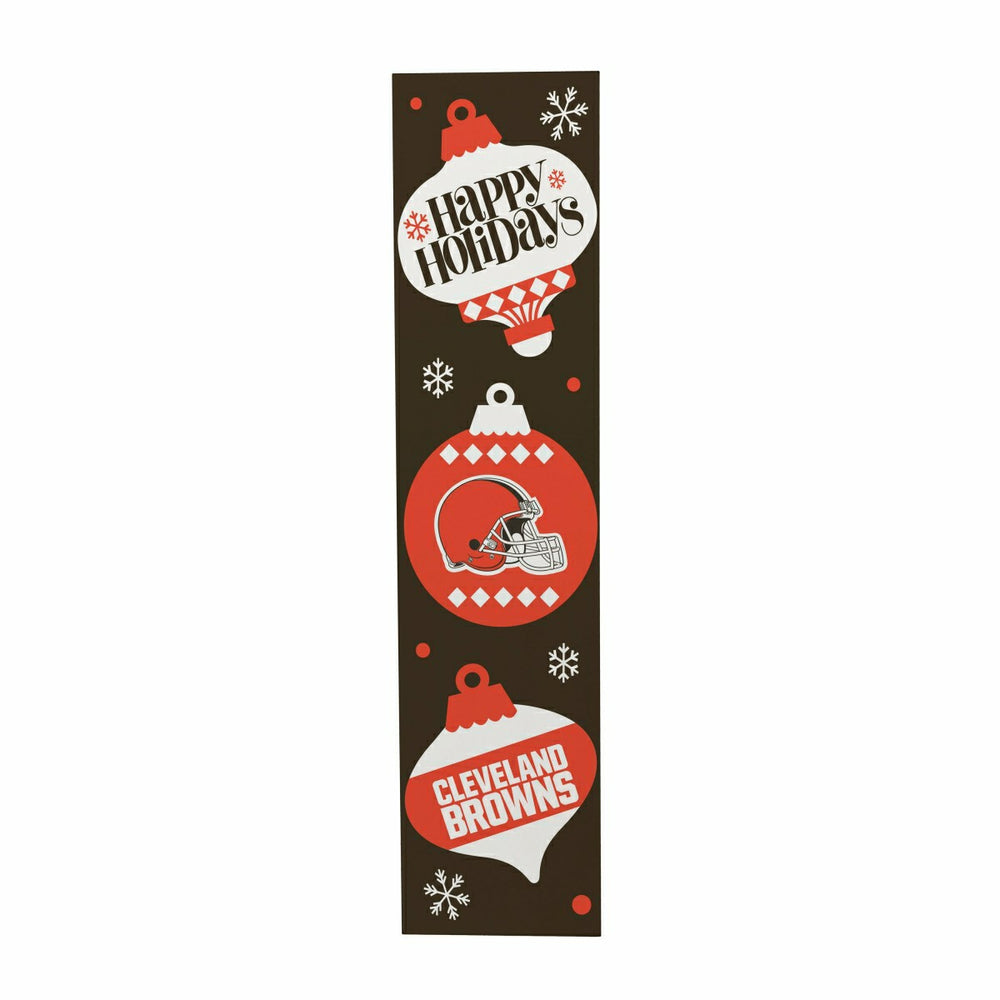 Cleveland Browns Christmas Double Sided Large Leaner, 47" - NFL Home