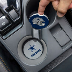 Dallas Cowboys Car Coaster Set, 2pc - NFL