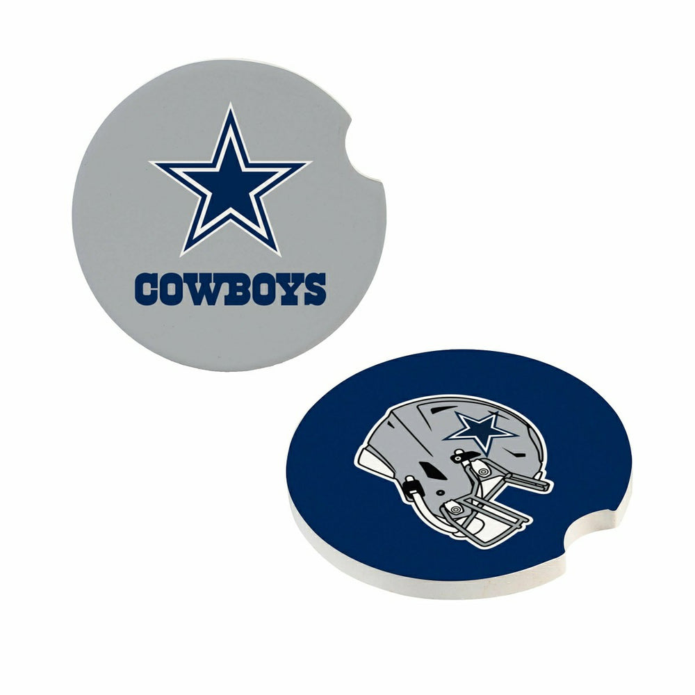 Dallas Cowboys Car Coaster Set, 2pc - NFL