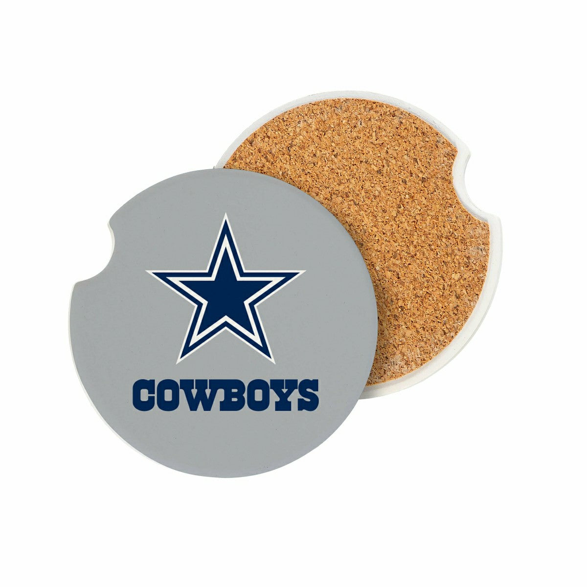 Dallas Cowboys Car Coaster Set, 2pc - NFL