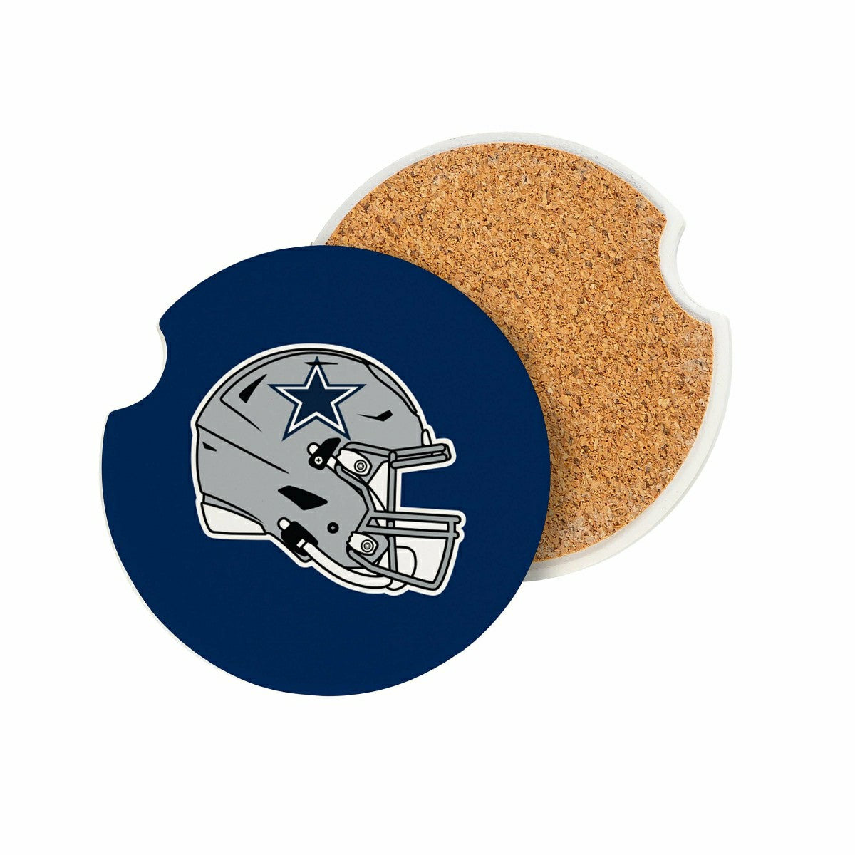 Dallas Cowboys Car Coaster Set, 2pc - NFL