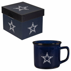 Dallas Cowboys Ceramic Camp Cup with Enamel Finish, 14oz - NFL