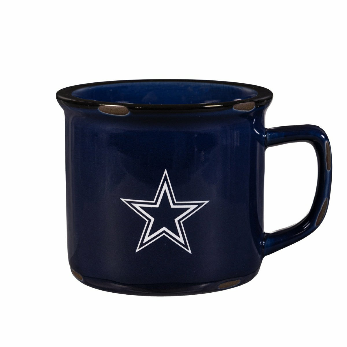 Dallas Cowboys Ceramic Camp Cup with Enamel Finish, 14oz - NFL
