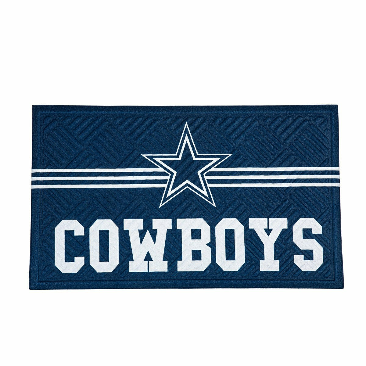 Embossed Mat, Cross Hatch, Dallas Cowboys - NFL