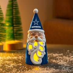 Dallas Cowboys Santa LED Statuary, 8" - NFL Home