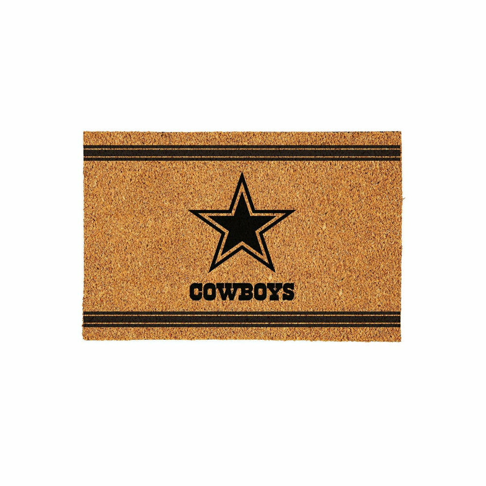 Dallas Cowboys Large One Color Coir Mat, 36"x24" - NFL