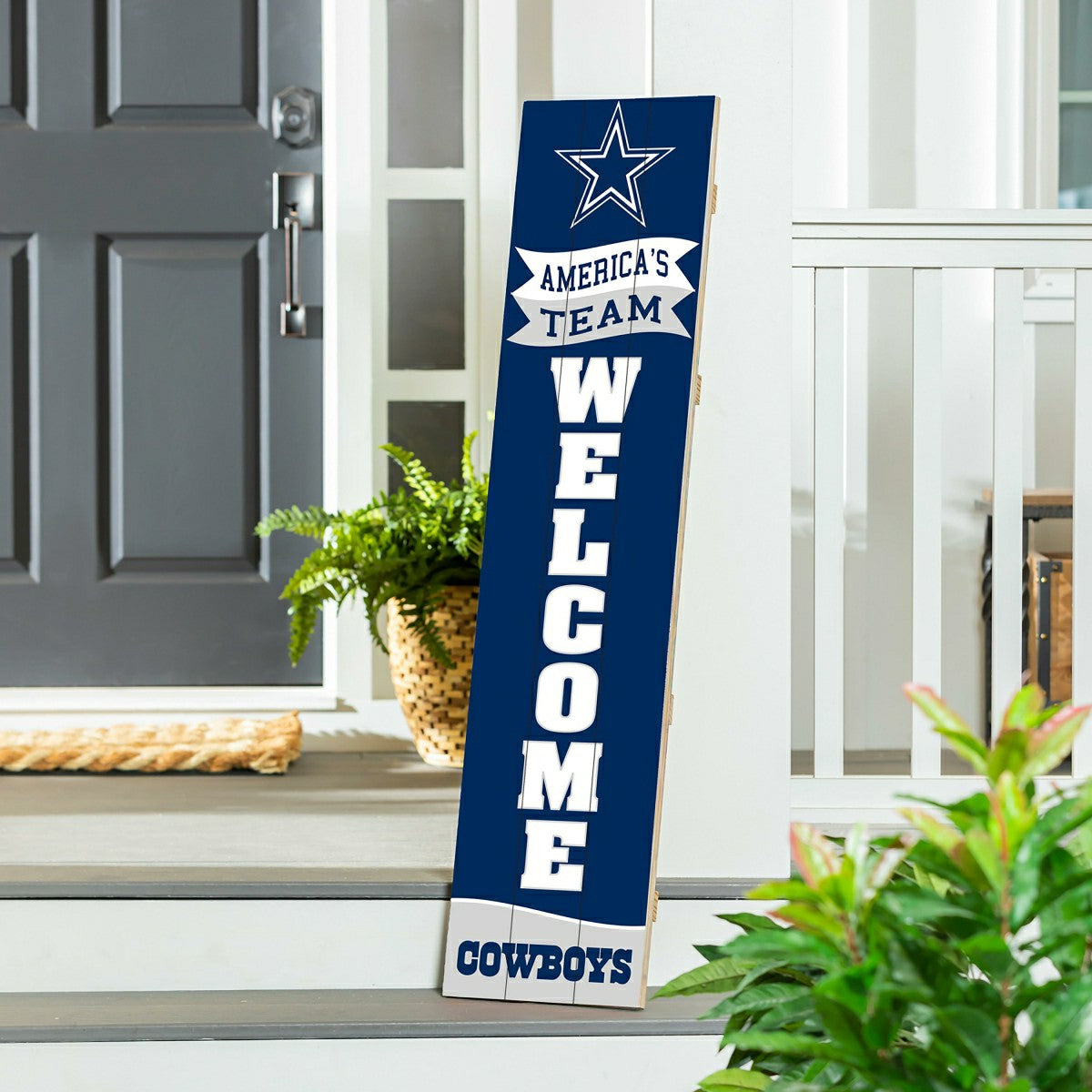 Dallas Cowboys Large Single Sided Leaner, 46" - NFL Home