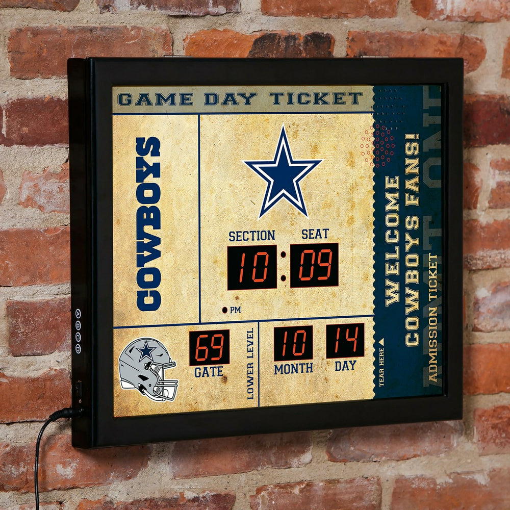 Scoreboard Wall Clock, Dallas Cowboys - NFL Home