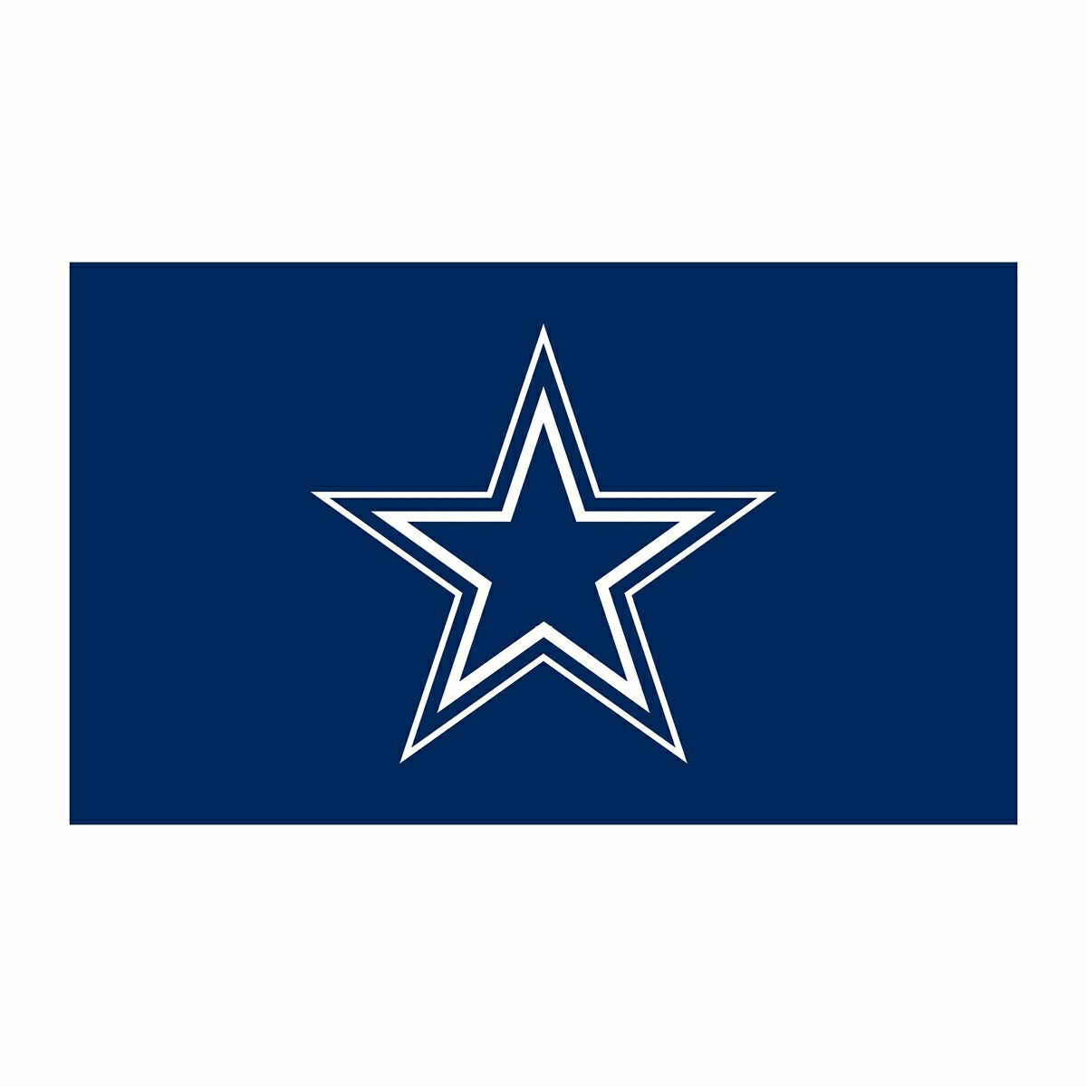 Full Color PVC Mat, 16" x 28", Dallas Cowboys - NFL