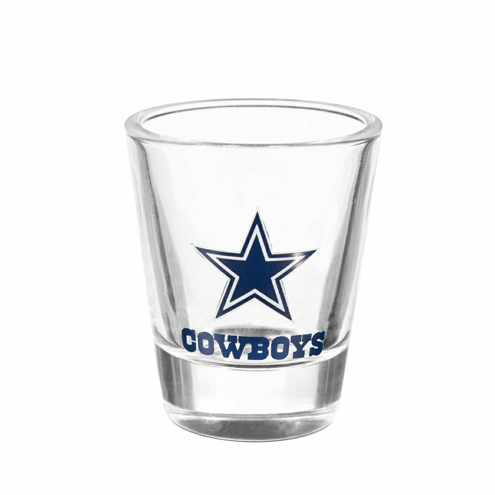 Dallas Cowboys 4-Piece Ceramic and Glass 2oz. Shot Glass Set - NFL Home