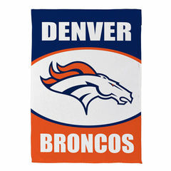 Denver Broncos Suede Garden Flag - NFL