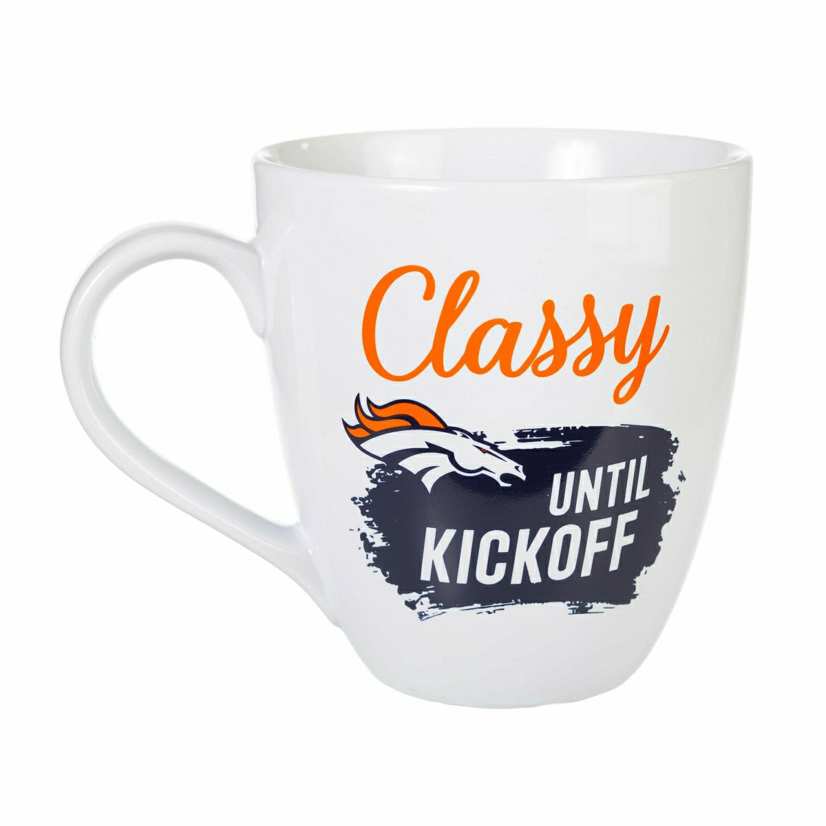 Denver Broncos, Ceramic Cup O'Java 17oz Gift Set - NFL Home