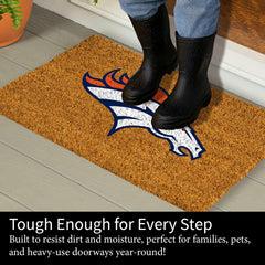 Coir Mat, 16"x28", Denver Broncos - NFL