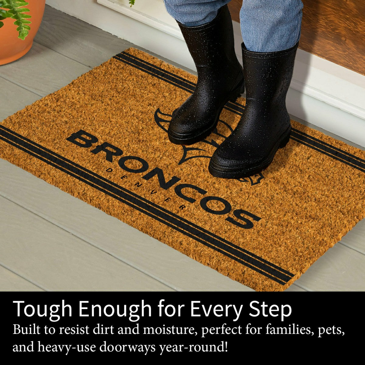 Denver Broncos, Coir Mat 1C - NFL
