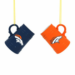 Denver Broncos Ceramic Mini Stein, 3oz, set of 2 - NFL Home