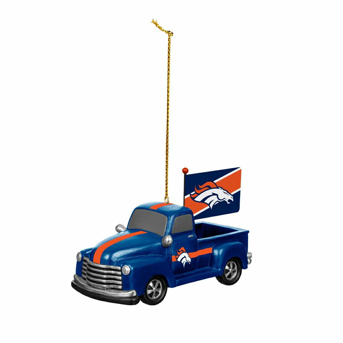 Denver Broncos Mini Tabletop Rally Truck - NFL Home