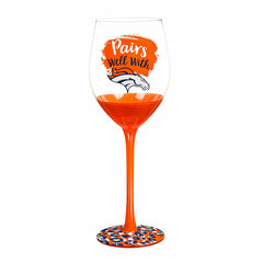 Denver Broncos, 17oz Boxed Stemware - NFL Home