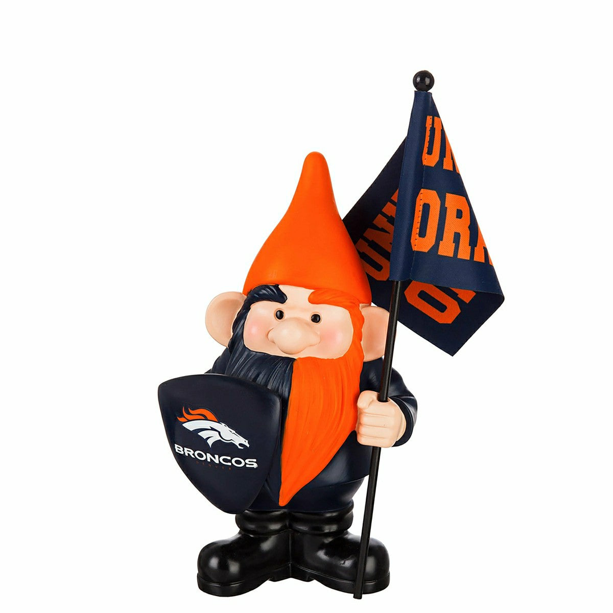 Denver Broncos, Flag Holder Gnome - NFL Home