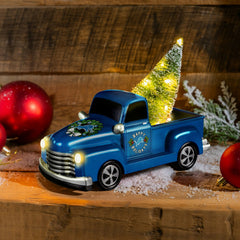 Detroit Lions Holiday Rally Truck Statue - NFL Home